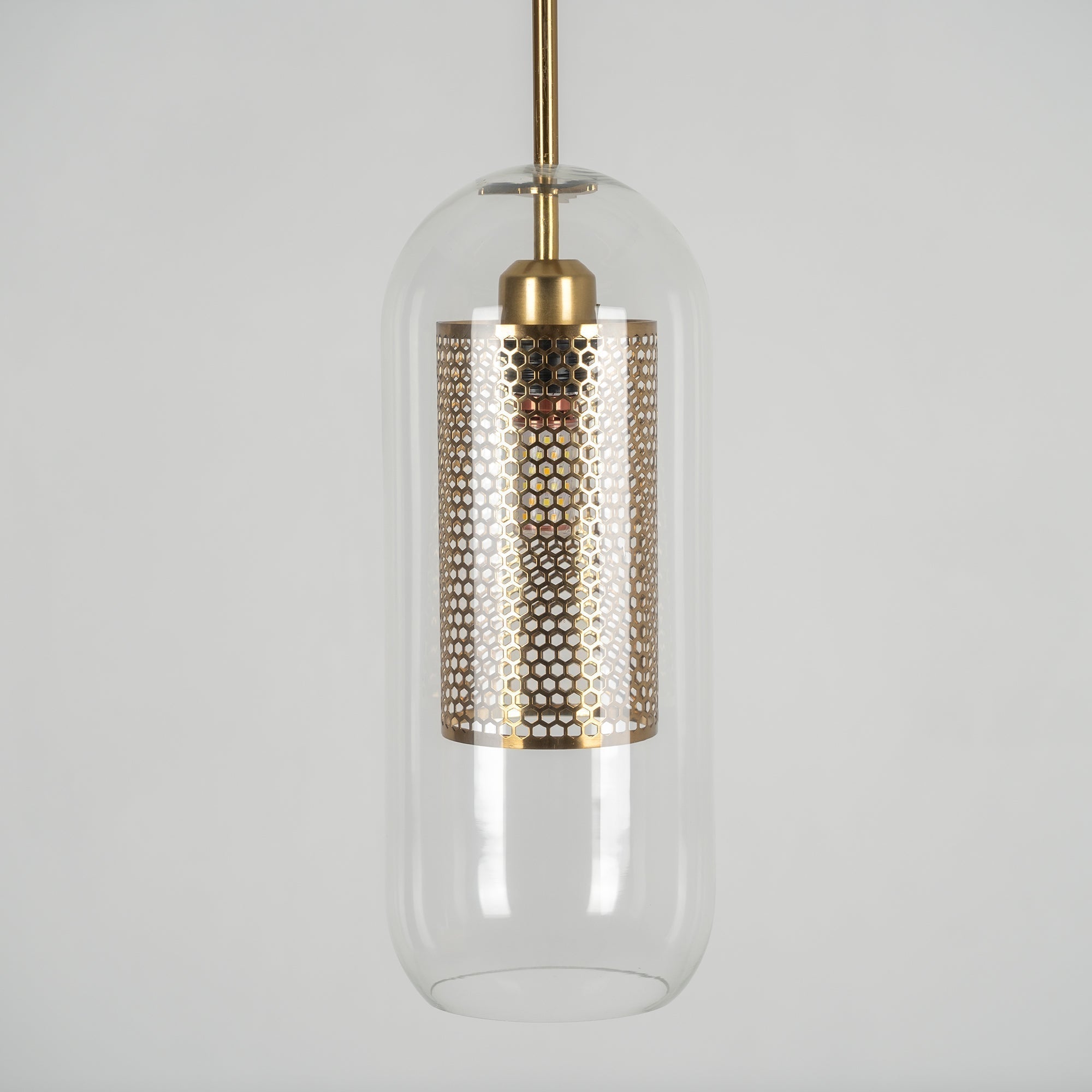 Lustra Suspension en Verre Chiswick pour Salon - Neutralighting