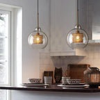 Lustra Suspension en Verre Chiswick pour Salon - Neutralighting