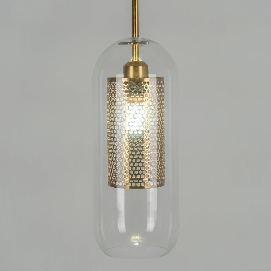 Lustra Suspension en Verre Chiswick pour Salon - Neutralighting