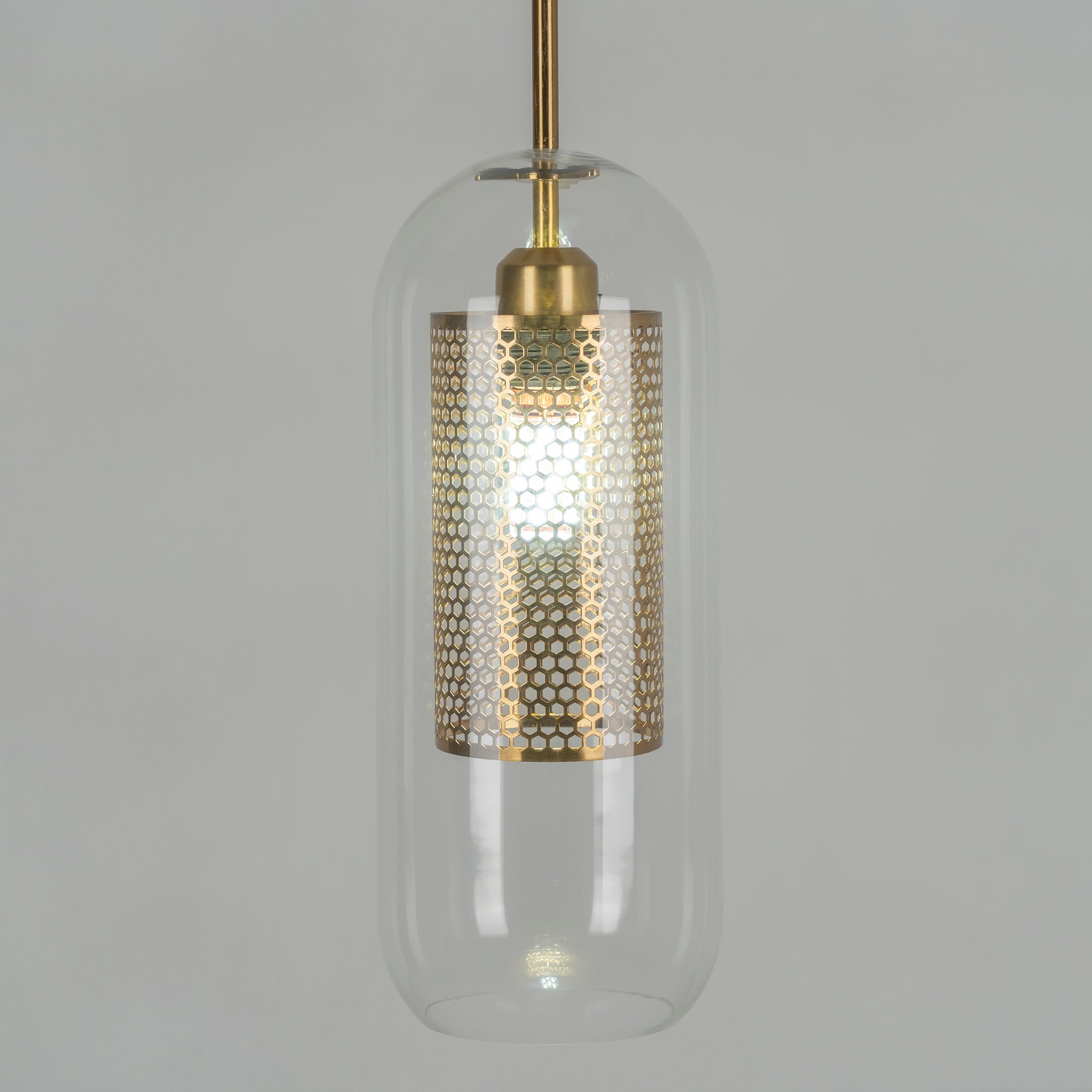 Lustra Suspension en Verre Chiswick pour Salon - Neutralighting
