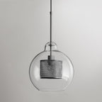 Lustra Suspension en Verre Chiswick pour Salon - Neutralighting