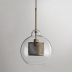 Lustra Suspension en Verre Chiswick pour Salon - Neutralighting