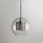 Lustra Suspension en Verre Chiswick pour Salon - Neutralighting