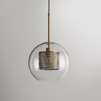 Lustra Suspension en Verre Chiswick pour Salon - Neutralighting