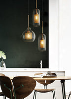 Lustra Suspension en Verre Chiswick pour Salon - Neutralighting