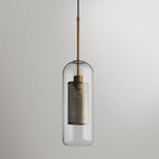 Lustra Suspension en Verre Chiswick pour Salon - Neutralighting