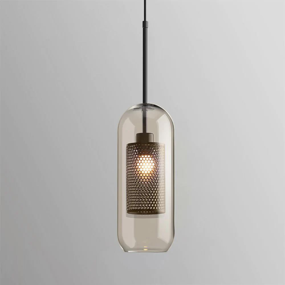 Lustra Suspension en Verre Chiswick pour Salon - Neutralighting