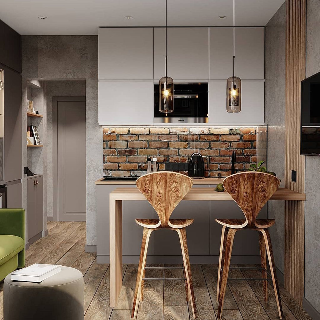 Lustra Suspension en Verre Chiswick pour Salon - Neutralighting