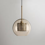 Lustra Suspension en Verre Chiswick pour Salon - Neutralighting