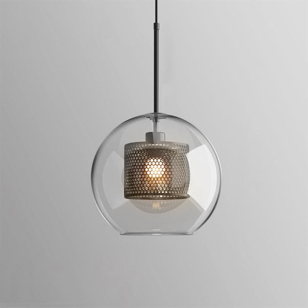 Lustra Suspension en Verre Chiswick pour Salon - Neutralighting