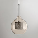 Lustra Suspension en Verre Chiswick pour Salon - Neutralighting