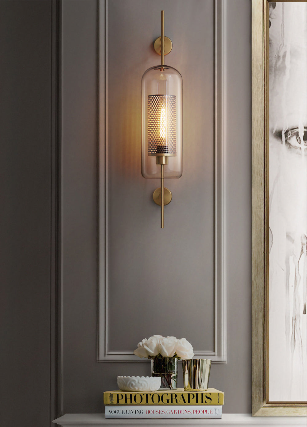 Alice Applique Murale en Verre Art Nordic Premium - Neutralighting