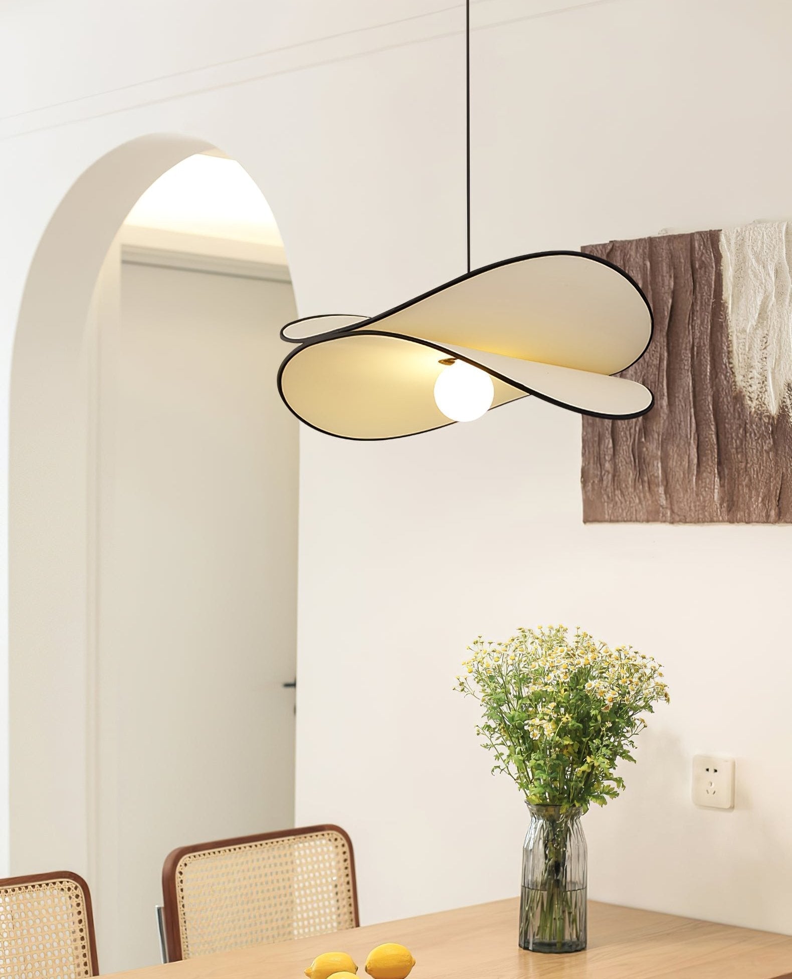 Lioran Lampe Pendante Artistique en Tissu - Neutralighting