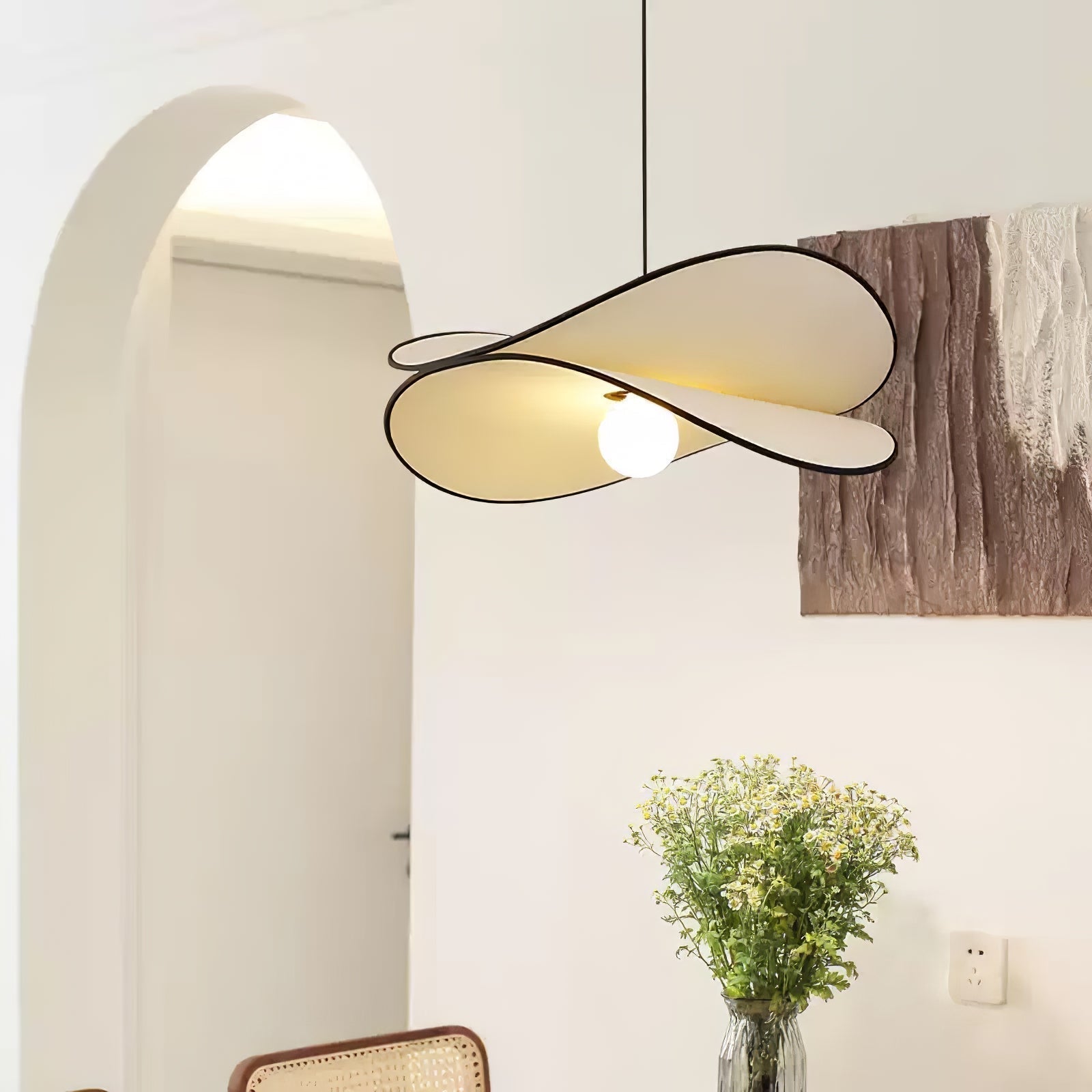 Lioran Lampe Pendante Artistique en Tissu - Neutralighting