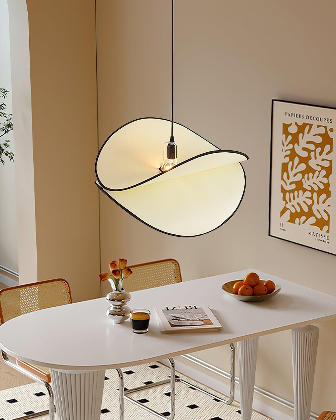Lioran Lampe Pendante Artistique en Tissu - Neutralighting