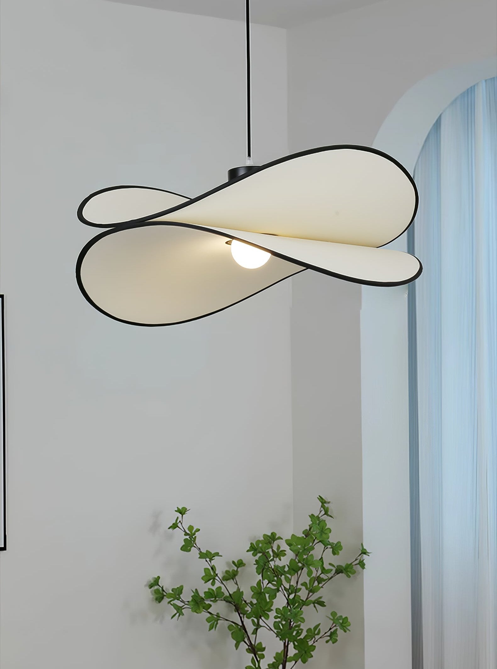 Lioran Lampe Pendante Artistique en Tissu - Neutralighting