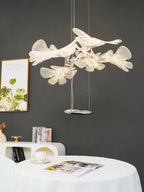 Solara Chandelier Suspension Feuille Transparente - Neutralighting