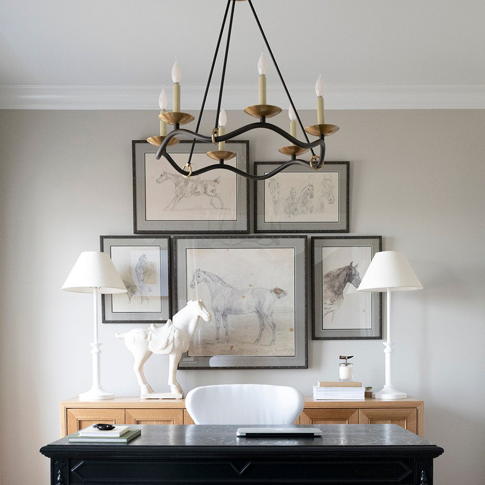 Shine Lustre en Métal de Laiton Industriel Vintage - Neutralighting