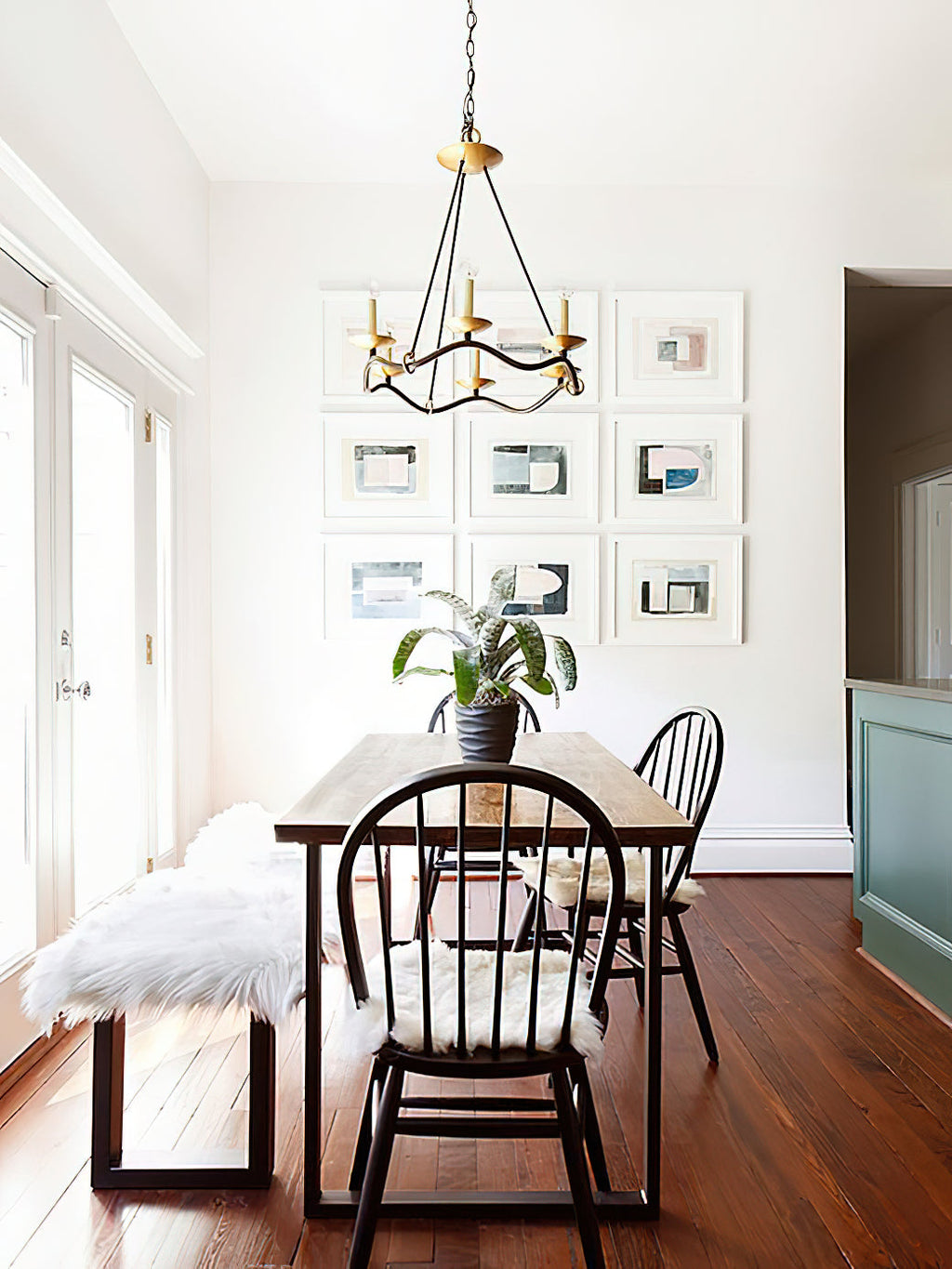 Shine Lustre en Métal de Laiton Industriel Vintage - Neutralighting