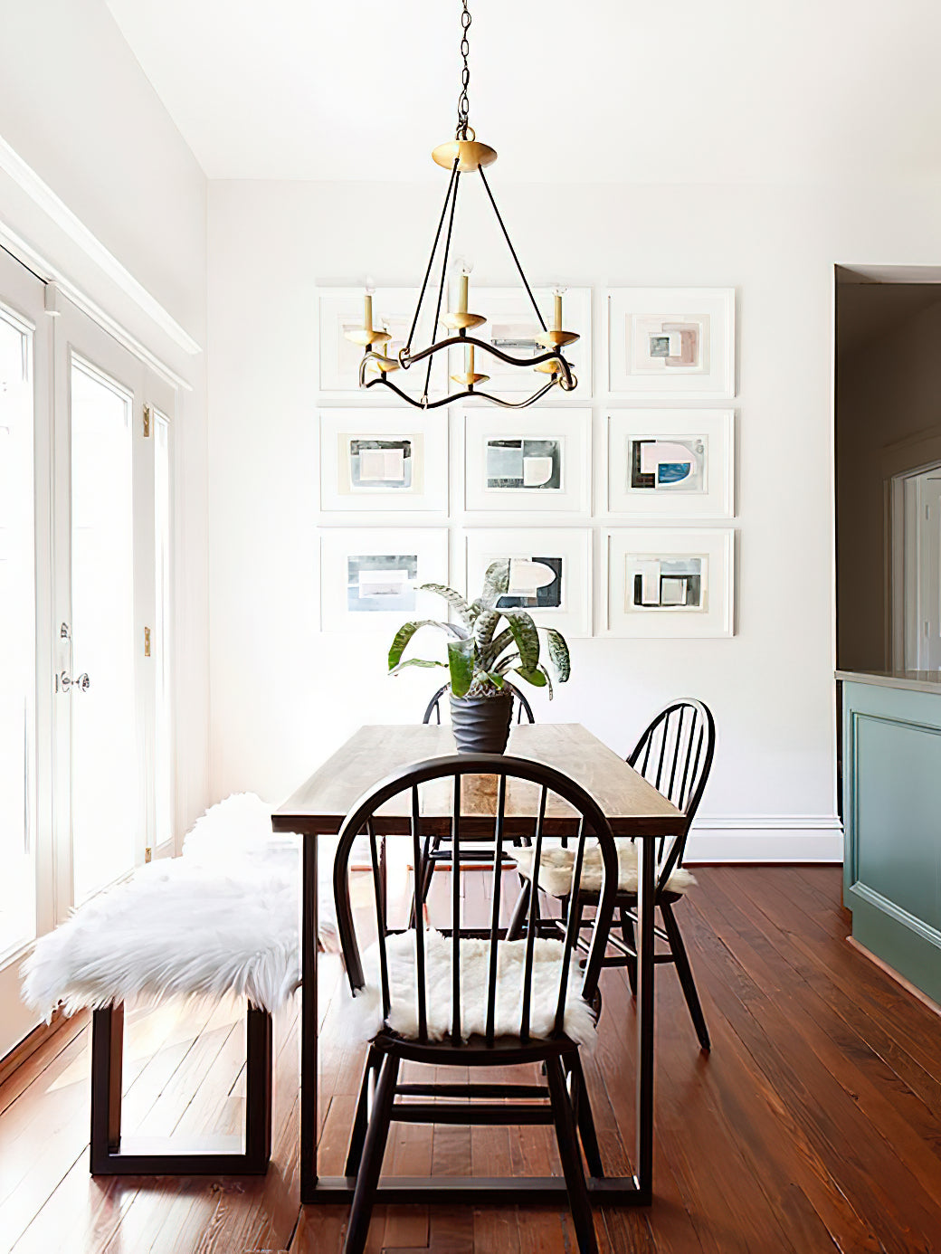 Shine Lustre en Métal de Laiton Industriel Vintage - Neutralighting