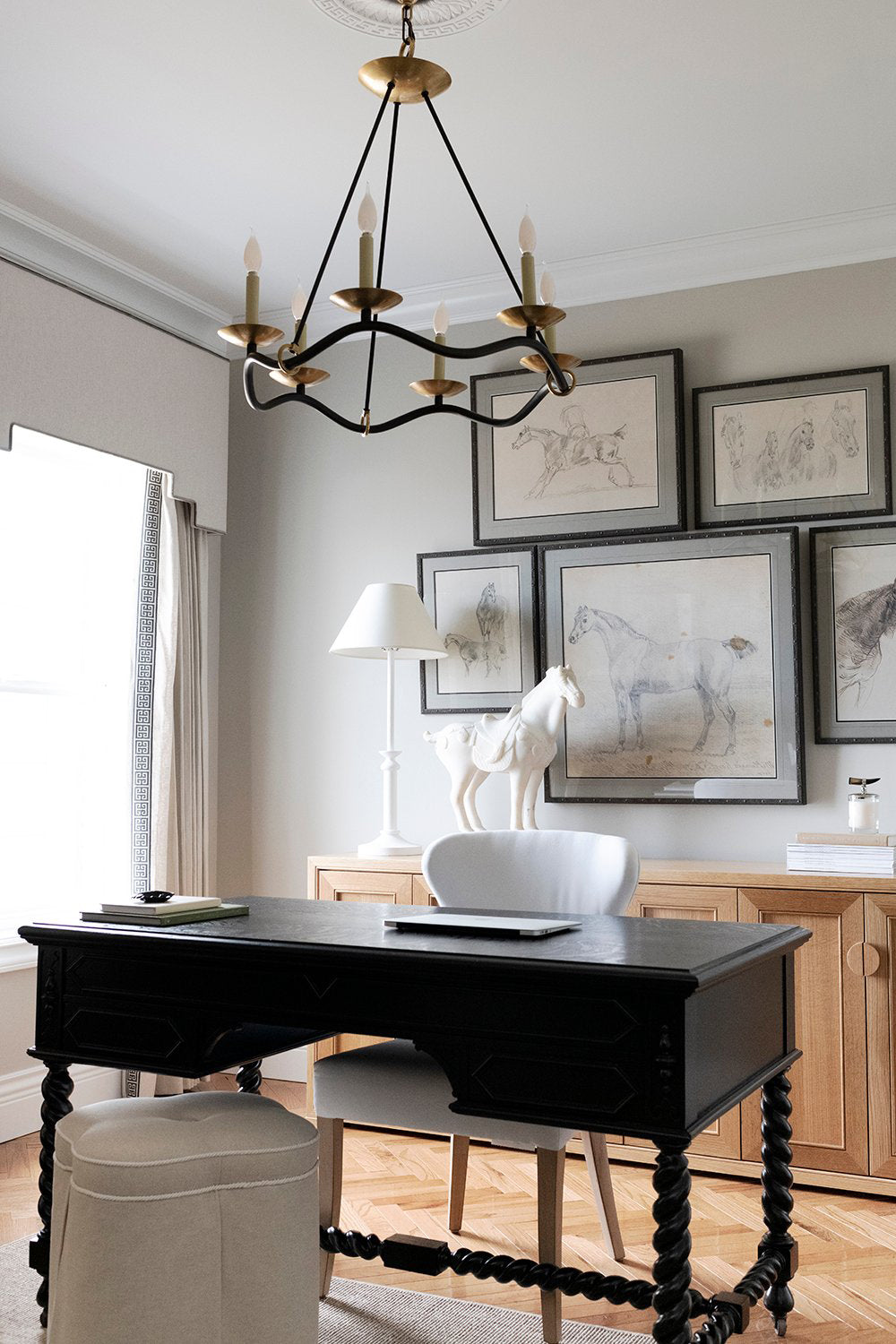 Shine Lustre en Métal de Laiton Industriel Vintage - Neutralighting