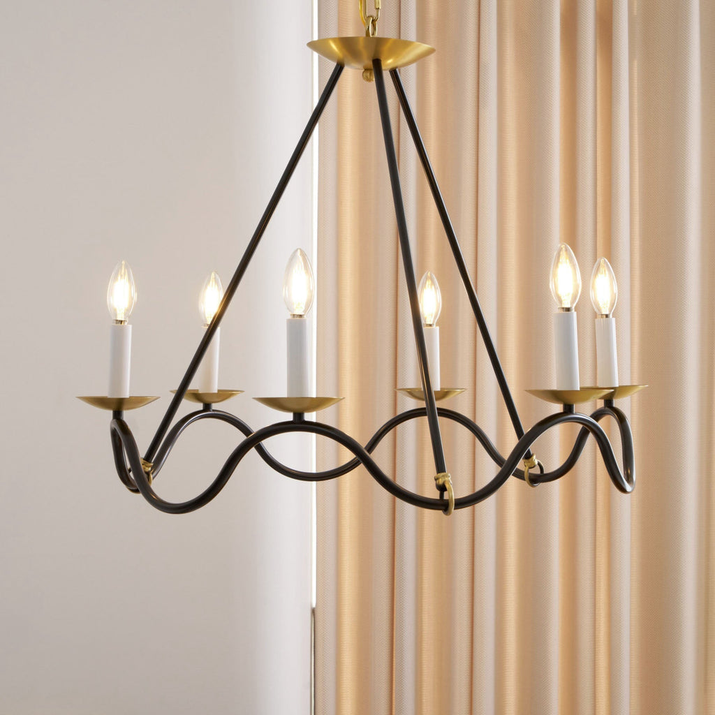 Shine Lustre en Métal de Laiton Industriel Vintage - Neutralighting
