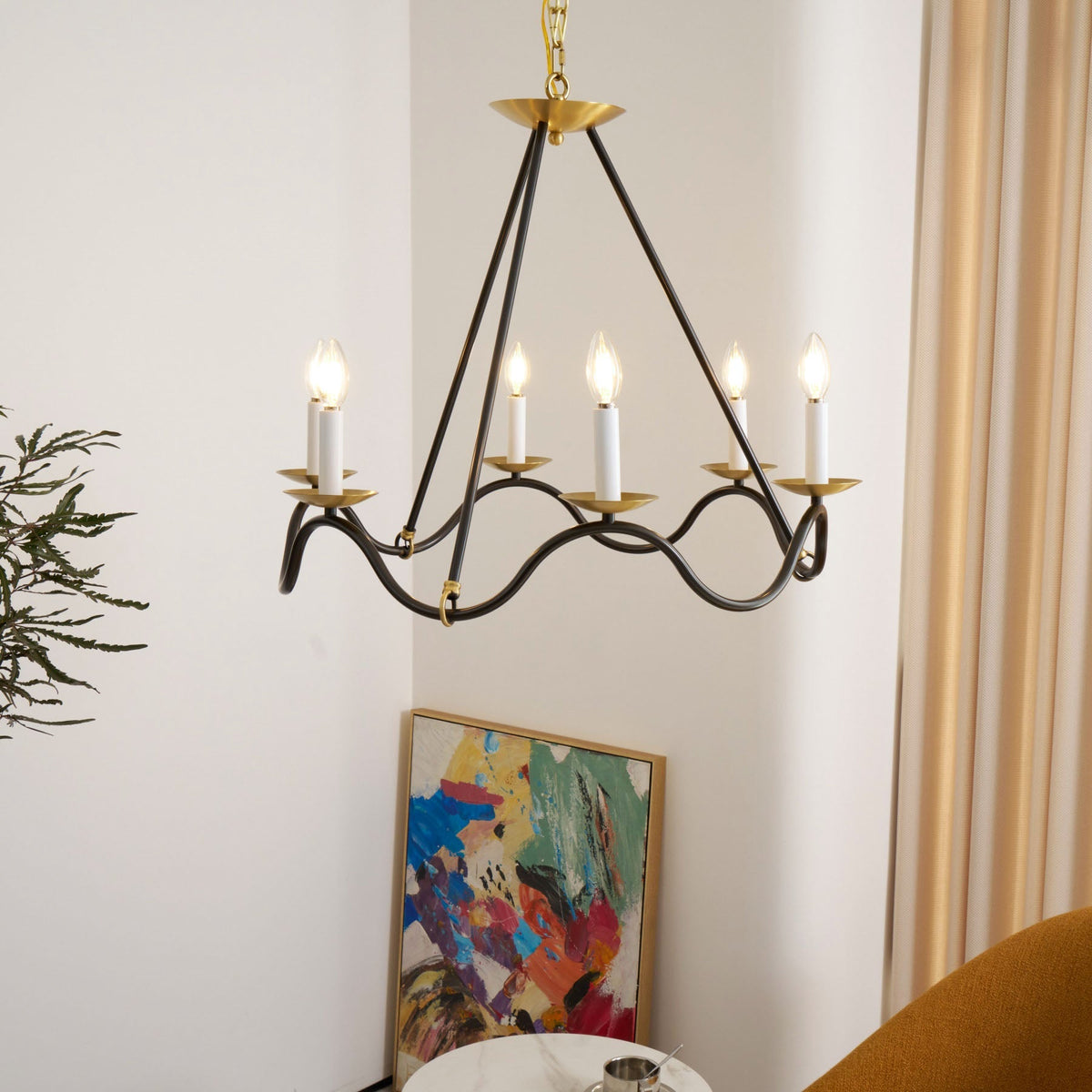 Shine Lustre en Métal de Laiton Industriel Vintage - Neutralighting
