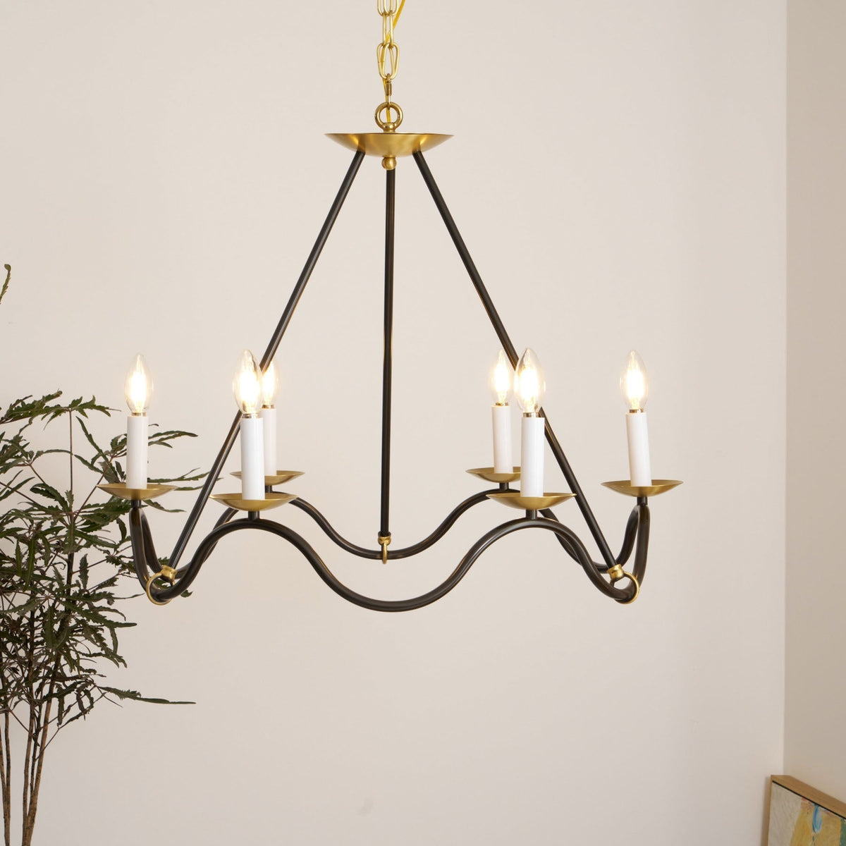 Shine Lustre en Métal de Laiton Industriel Vintage - Neutralighting
