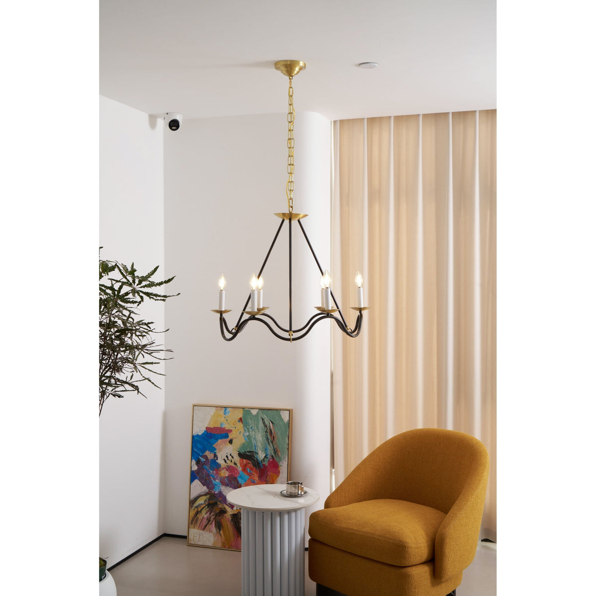 Shine Lustre en Métal de Laiton Industriel Vintage - Neutralighting