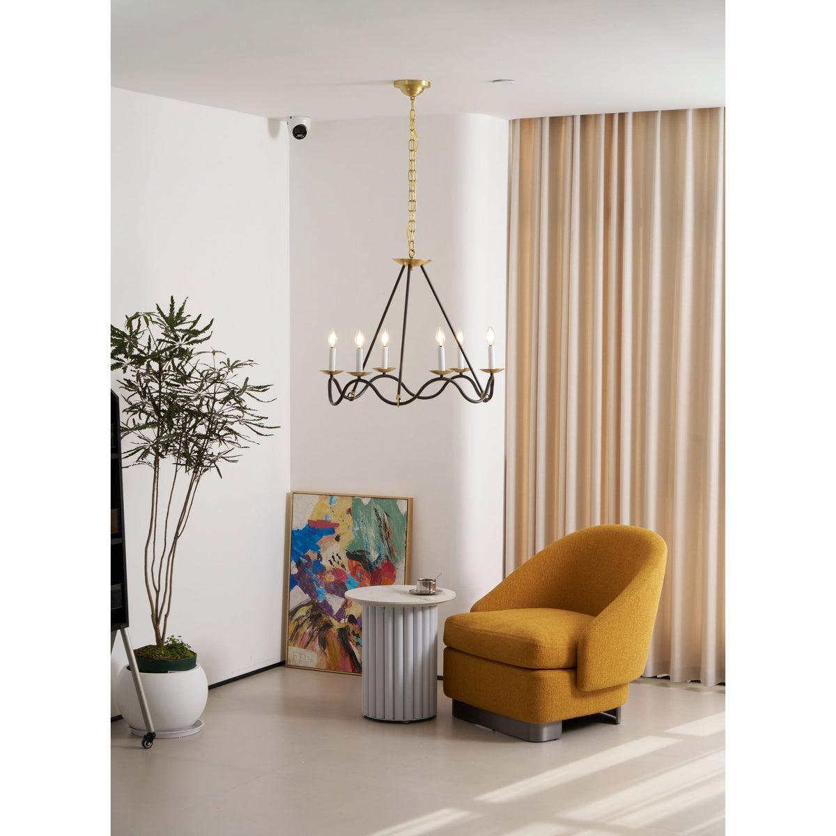 Shine Lustre en Métal de Laiton Industriel Vintage - Neutralighting