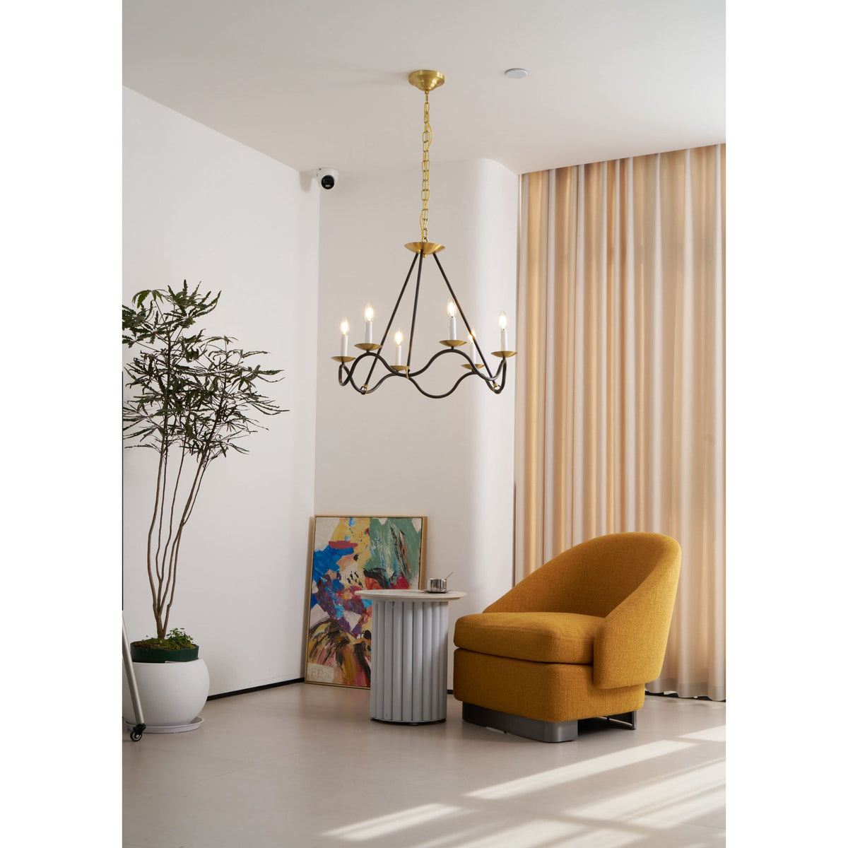 Shine Lustre en Métal de Laiton Industriel Vintage - Neutralighting