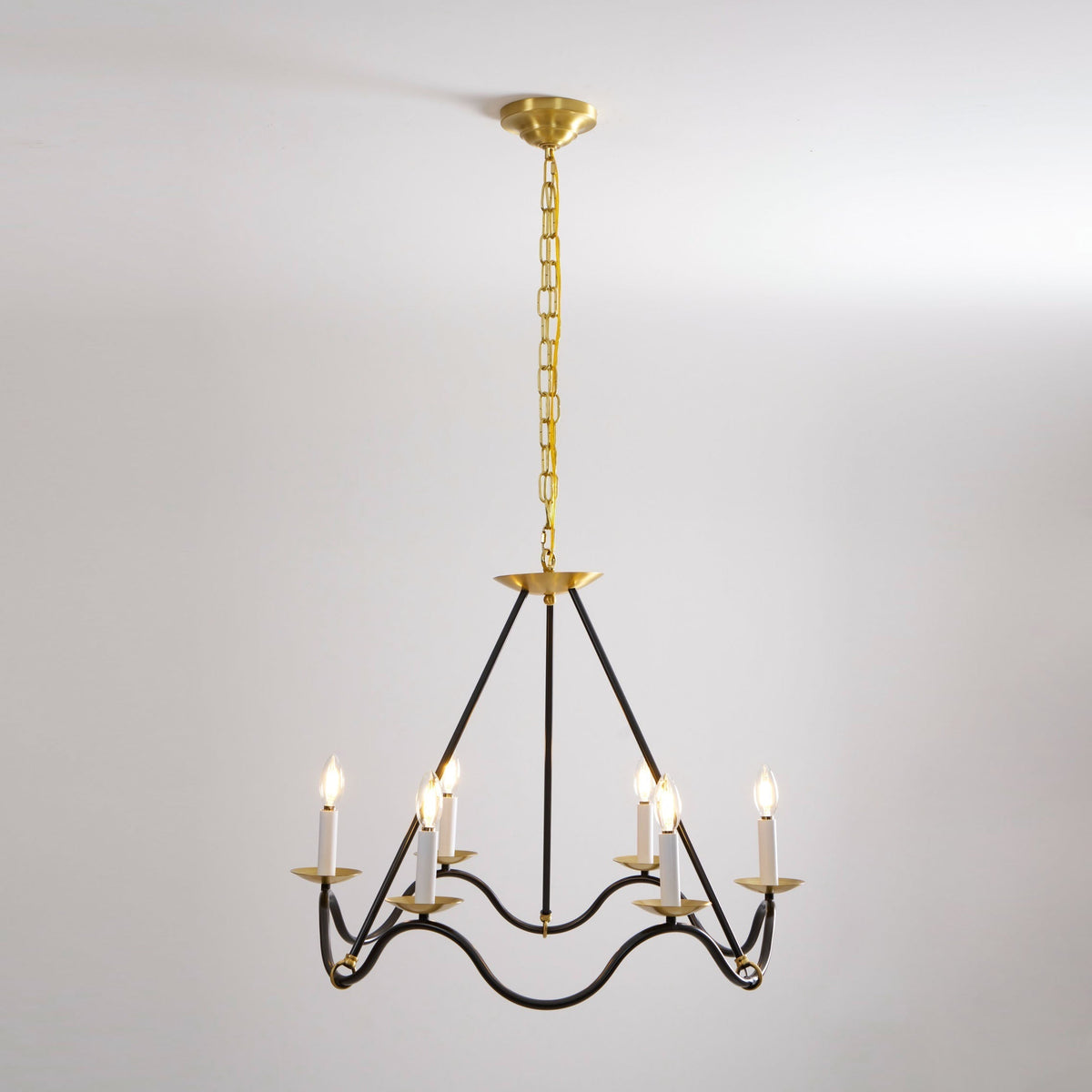 Shine Lustre en Métal de Laiton Industriel Vintage - Neutralighting