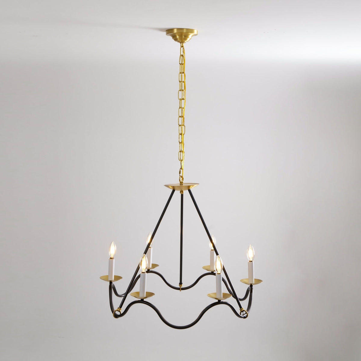 Shine Lustre en Métal de Laiton Industriel Vintage - Neutralighting