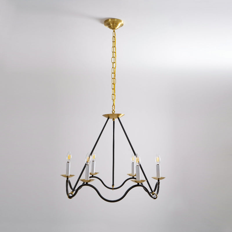 Shine Lustre en Métal de Laiton Industriel Vintage - Neutralighting