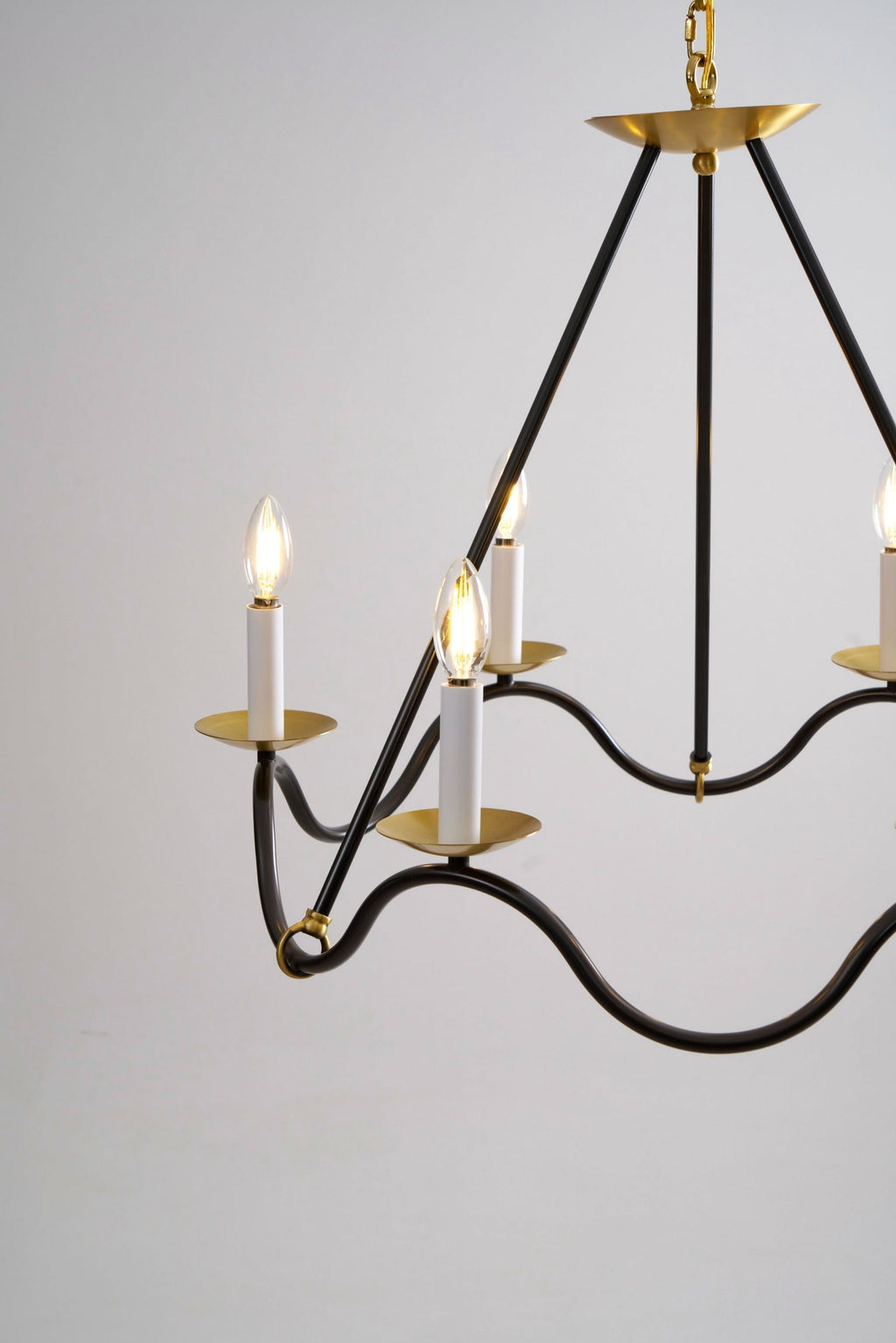 Shine Lustre en Métal de Laiton Industriel Vintage - Neutralighting