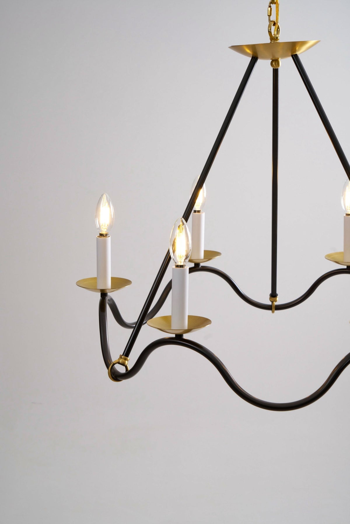 Shine Lustre en Métal de Laiton Industriel Vintage - Neutralighting