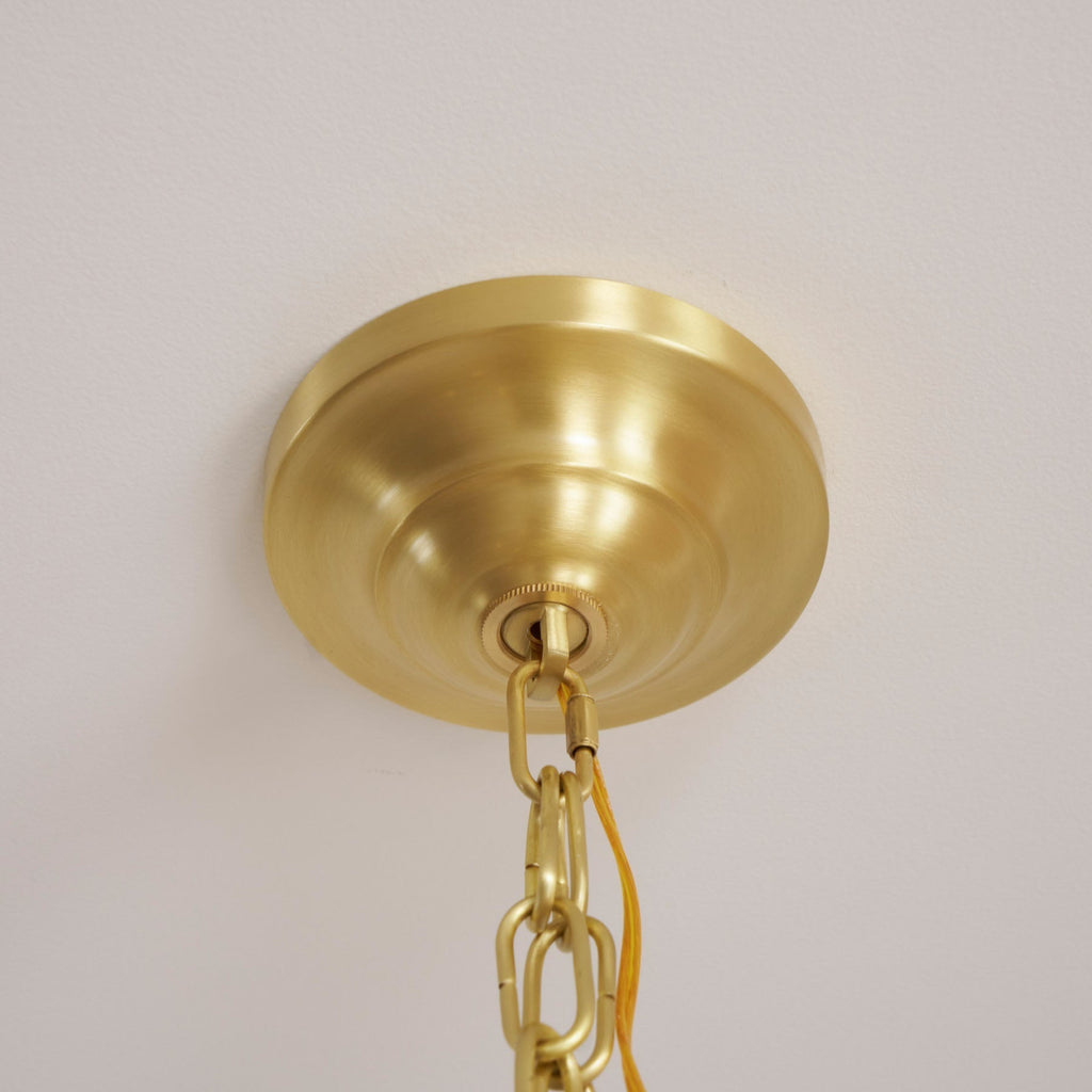 Shine Lustre en Métal de Laiton Industriel Vintage - Neutralighting