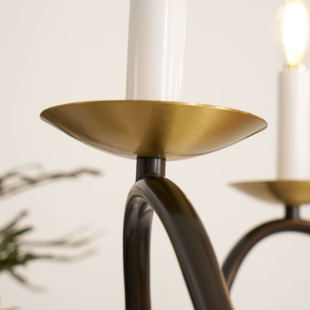 Shine Lustre en Métal de Laiton Industriel Vintage - Neutralighting