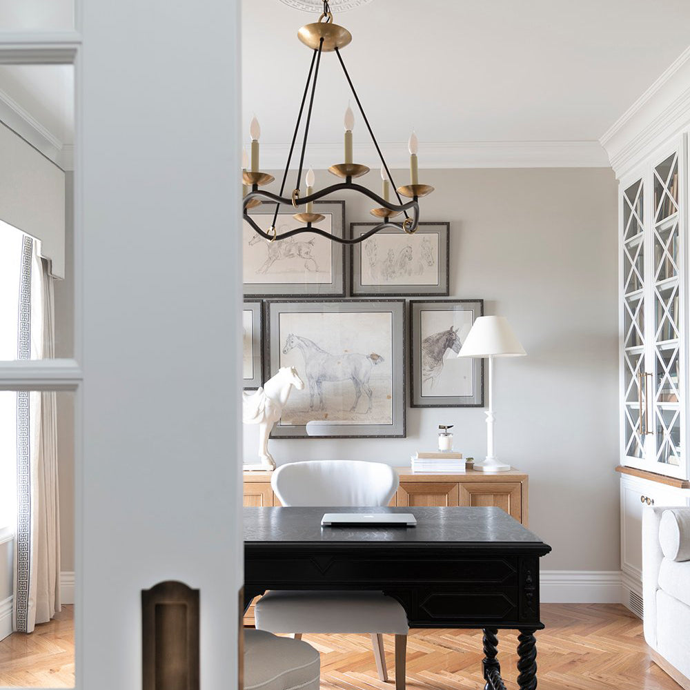 Shine Lustre en Métal de Laiton Industriel Vintage - Neutralighting