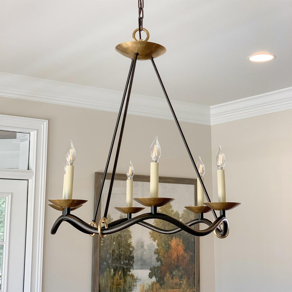 Shine Lustre en Métal de Laiton Industriel Vintage - Neutralighting