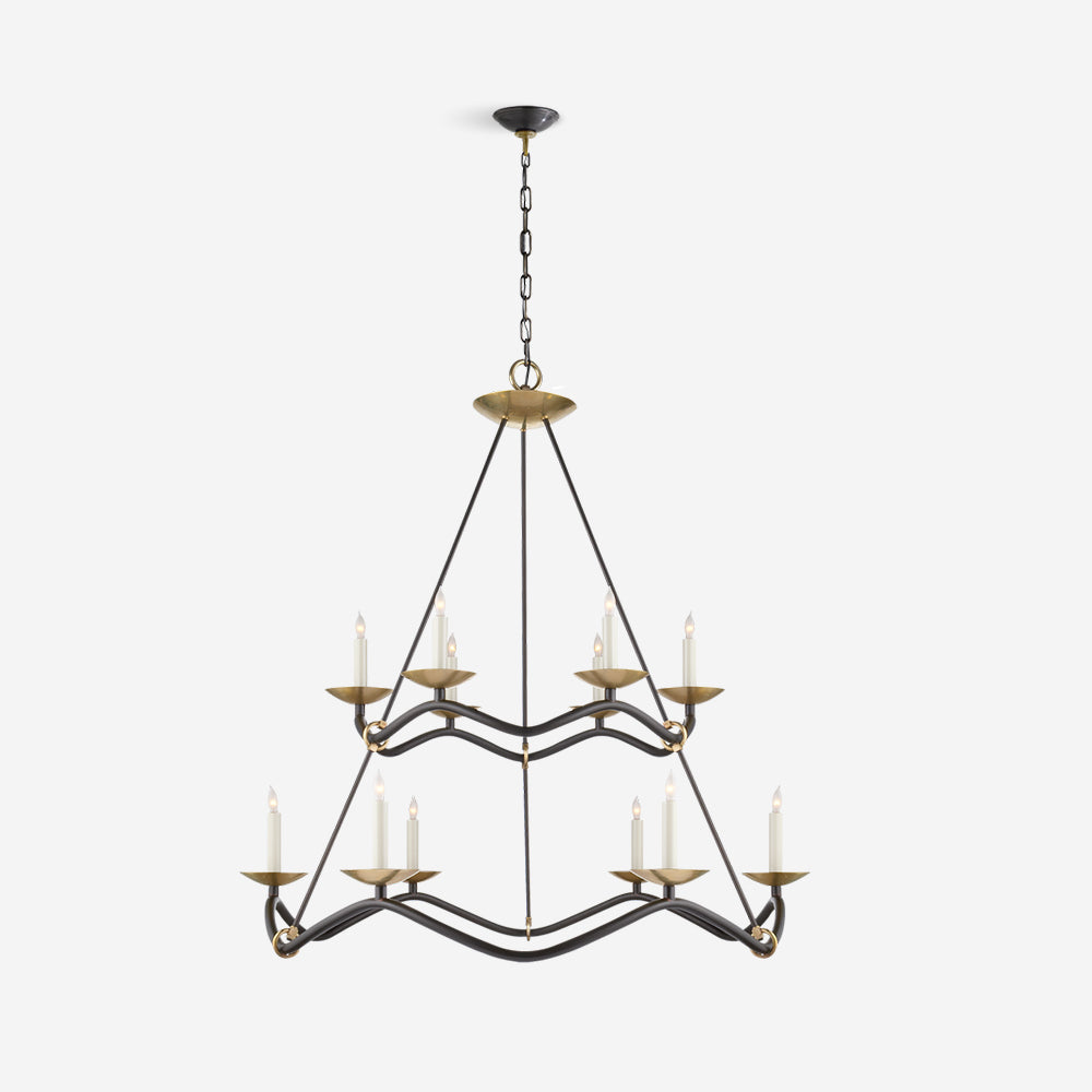 Juvin Lustre à Deux Niveaux Bougie - Neutralighting