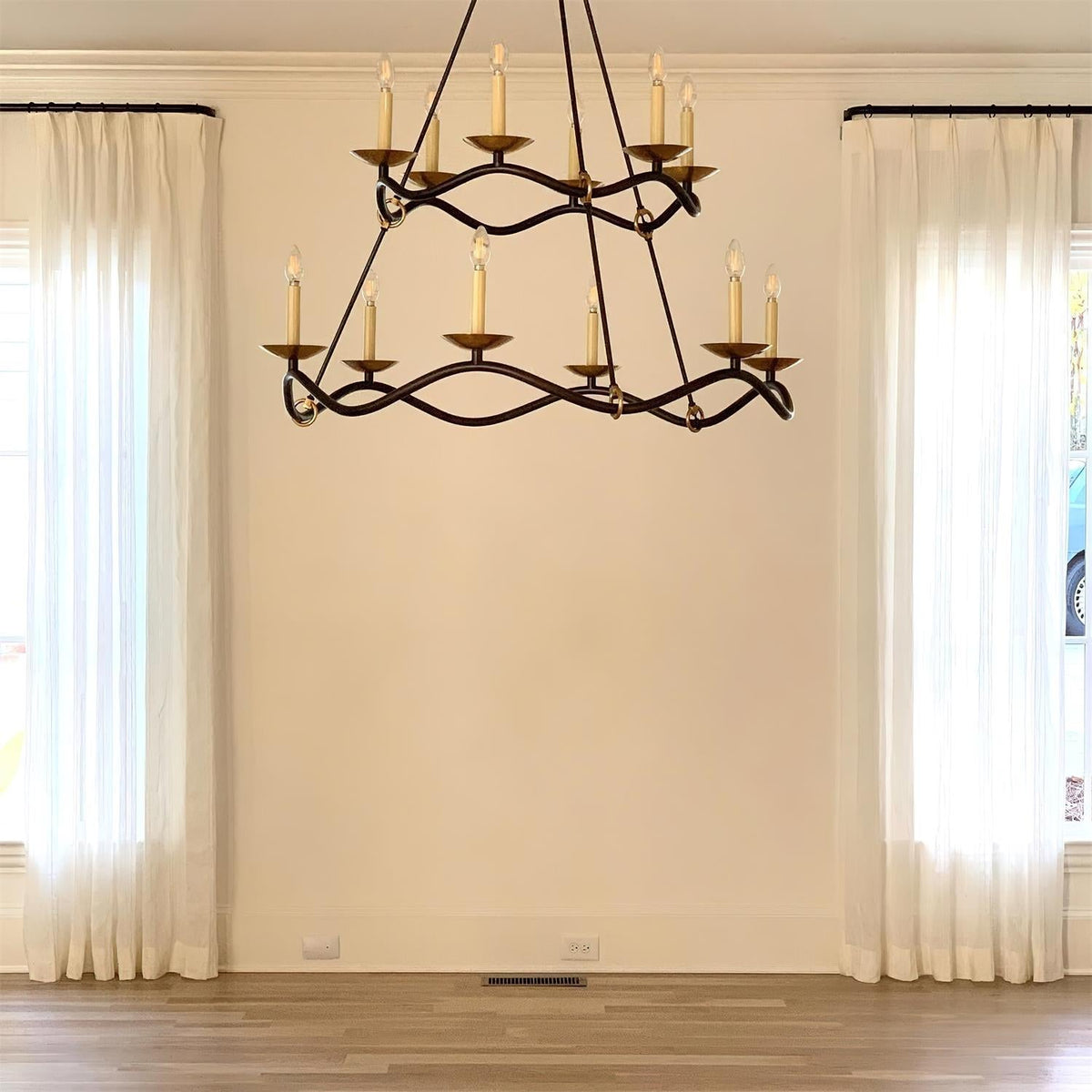 Juvin Lustre à Deux Niveaux Bougie - Neutralighting