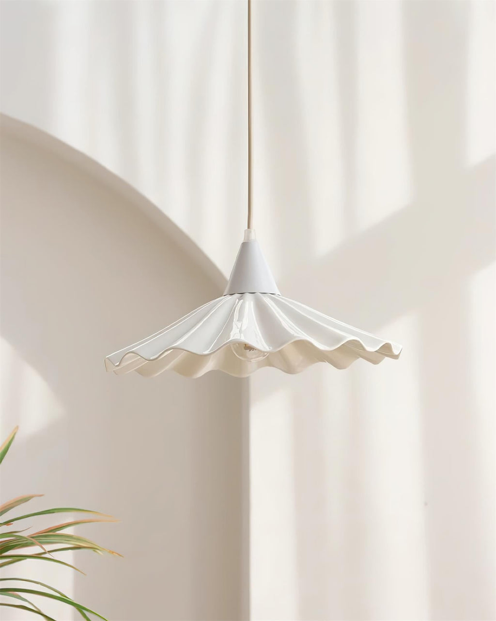 Rivora Lampe Pendante Céramique Blanche - Neutralighting