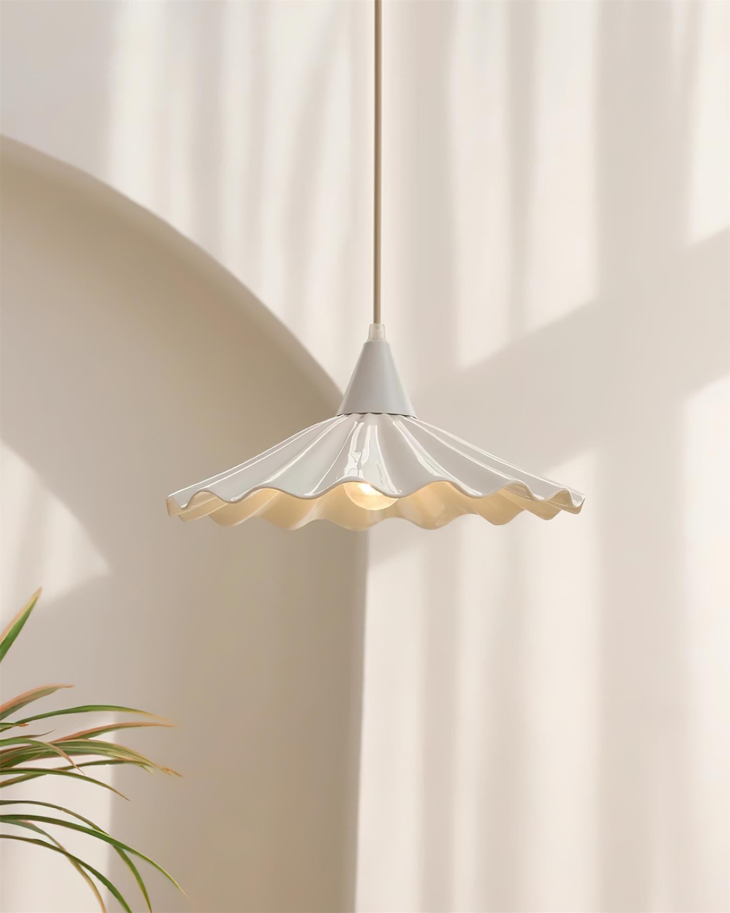 Rivora Lampe Pendante Céramique Blanche - Neutralighting