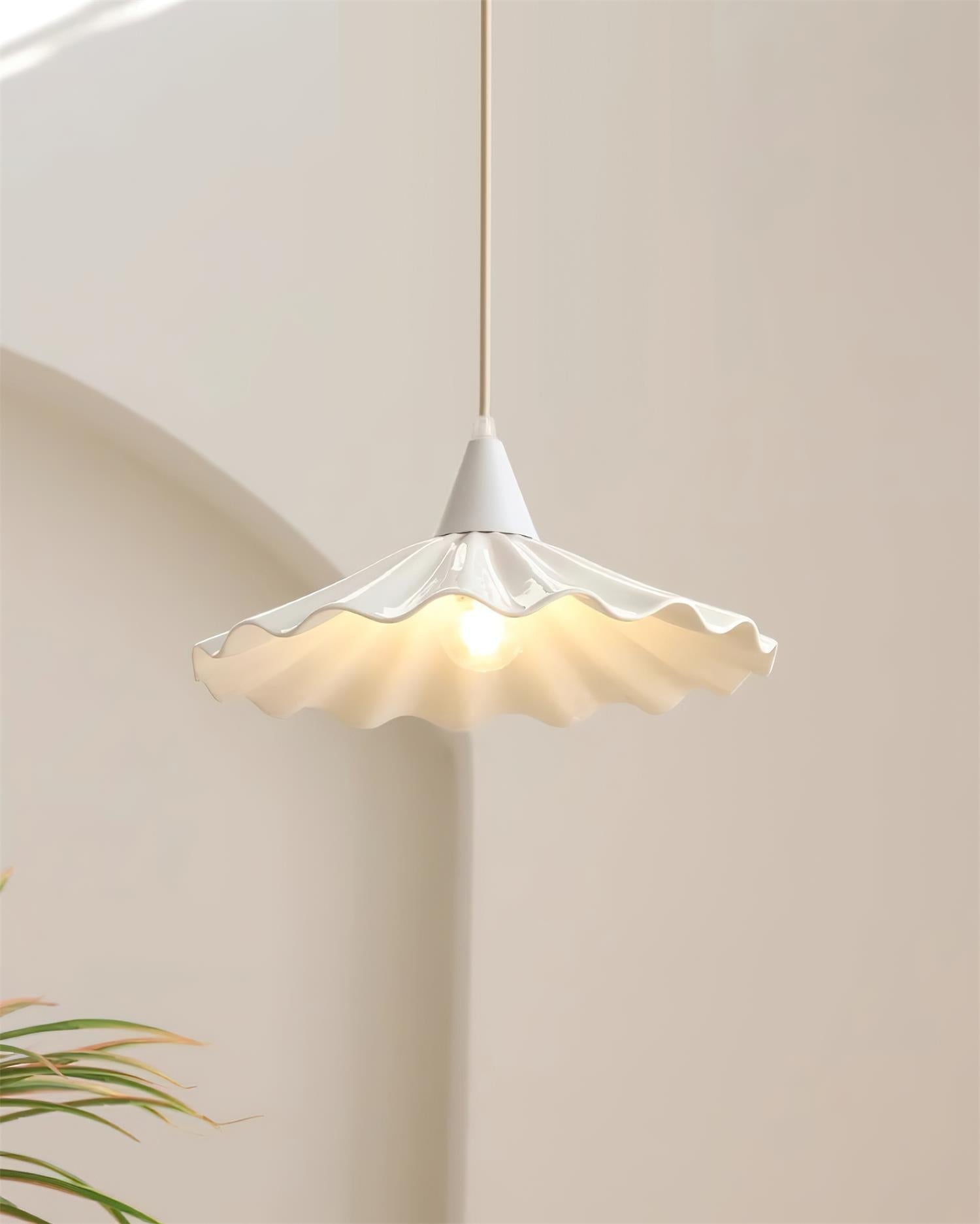 Rivora Lampe Pendante Céramique Blanche - Neutralighting
