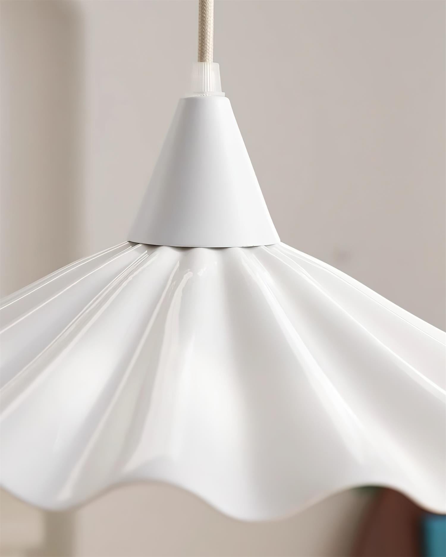 Rivora Lampe Pendante Céramique Blanche - Neutralighting