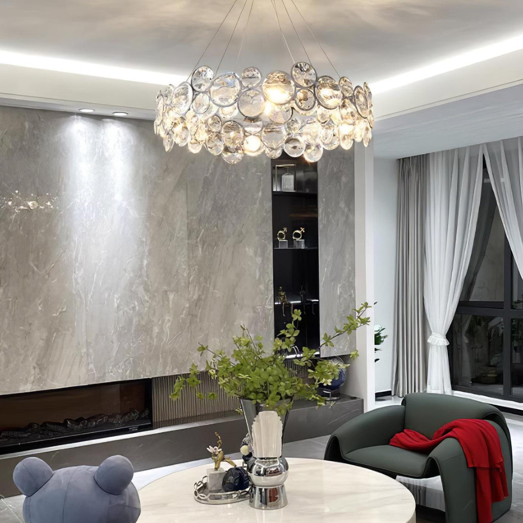 Cuthaiel Chandelier Rond Postmoderne Luxe - Neutralighting