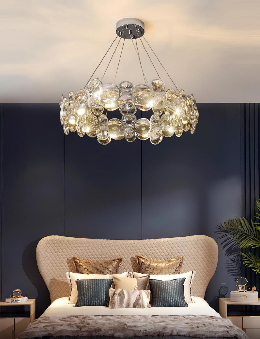 Cuthaiel Chandelier Rond Postmoderne Luxe - Neutralighting