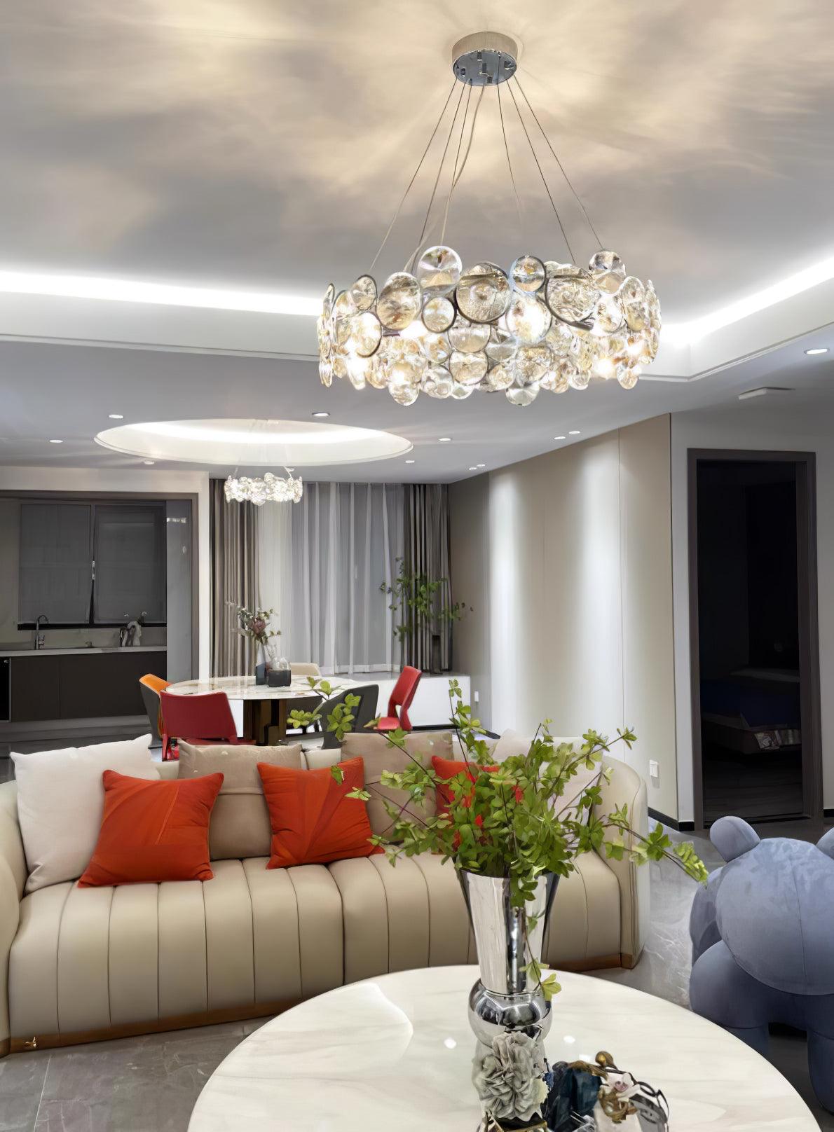 Cuthaiel Chandelier Rond Postmoderne Luxe - Neutralighting