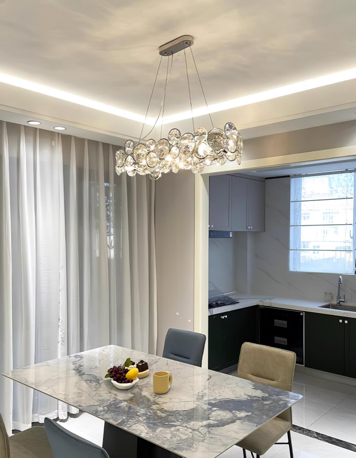 Cuthaiel Chandelier Rond Postmoderne Luxe - Neutralighting